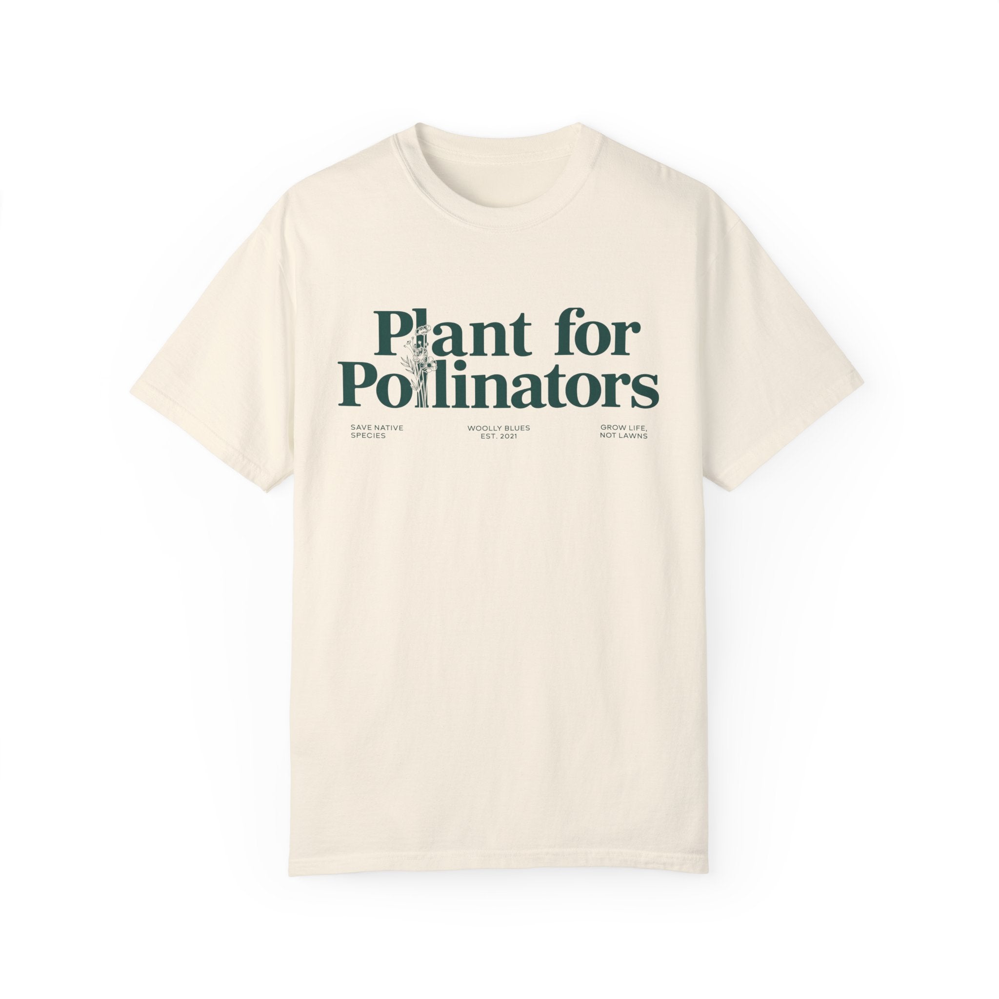 Plant for Pollinators Unisex T-Shirt in Butterfly Silk