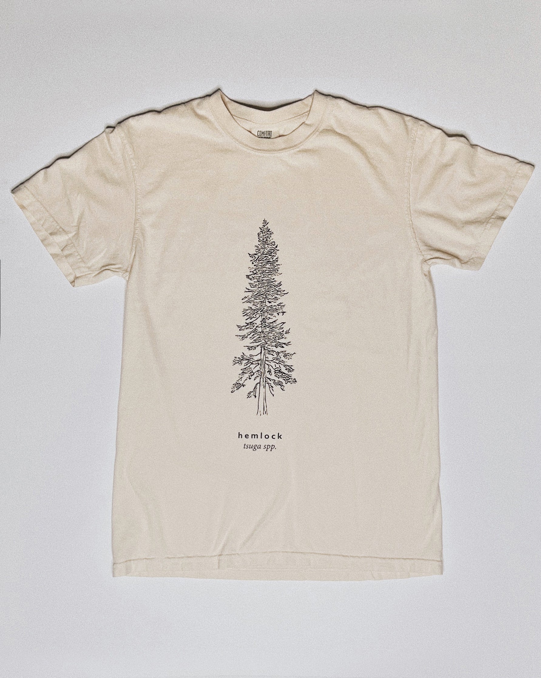 Hemlock Unisex T-shirt in Sierra Cream