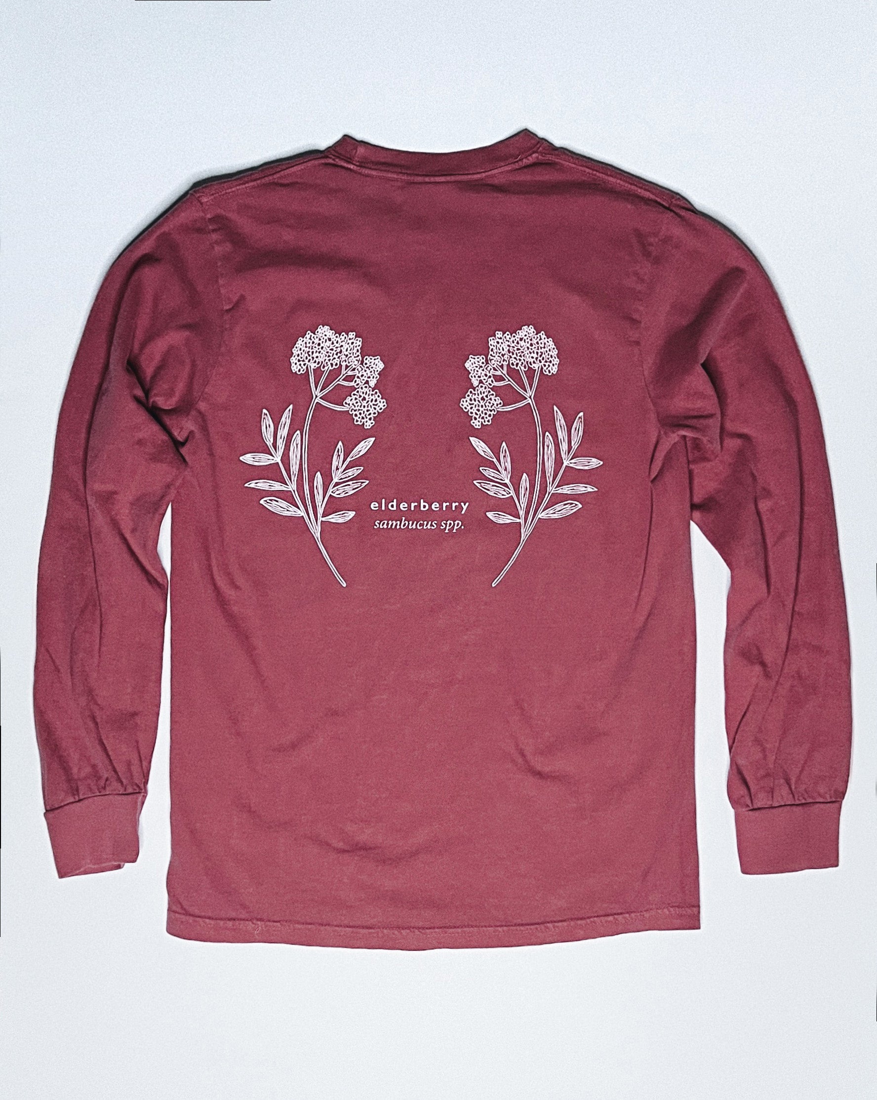 Elderberry Jasper Red Unisex Long Sleeve T-shirt