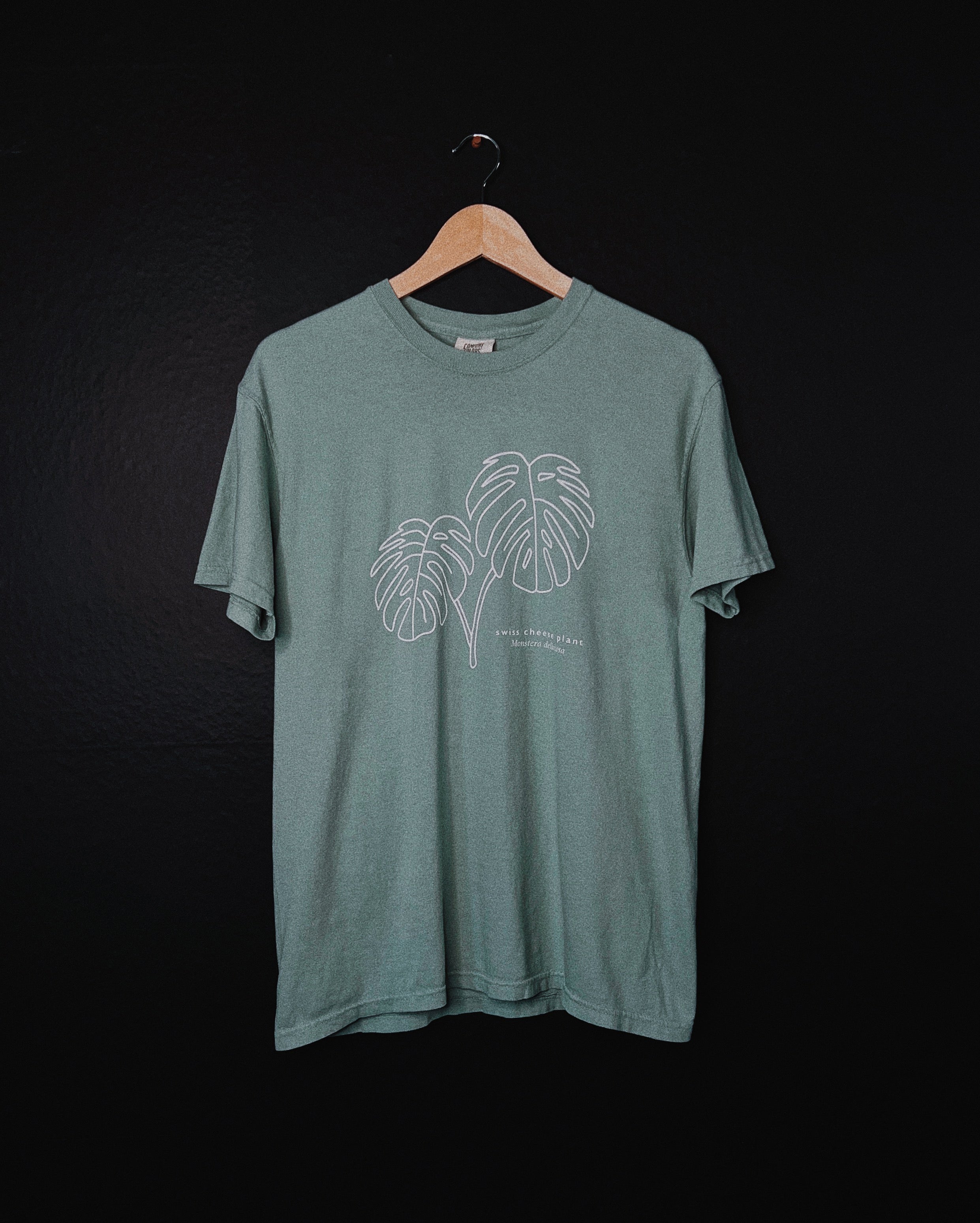Monstera Deliciosa Stone Sage Unisex T-Shirt
