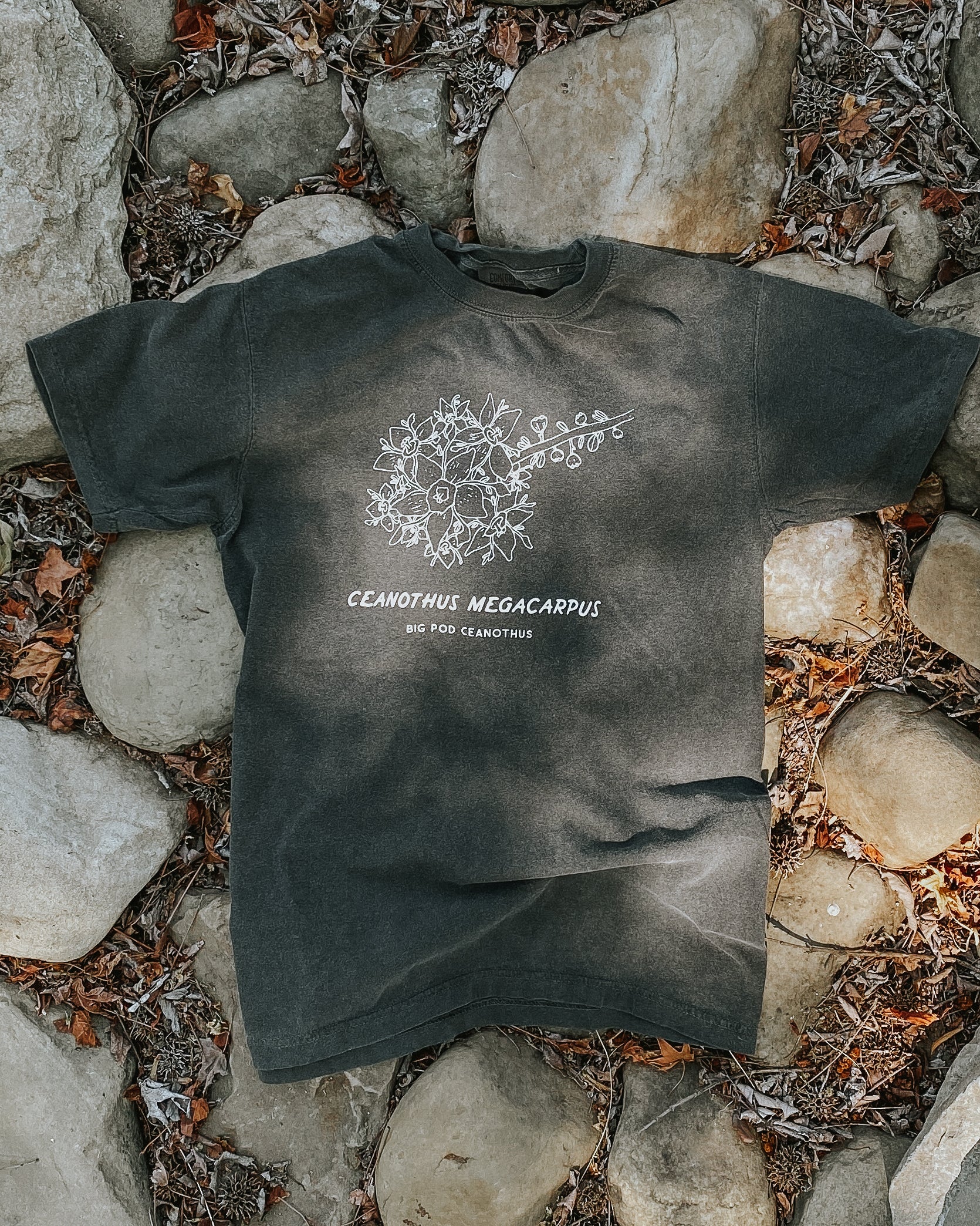 big pod ceanothus unisex t-shirt smoke