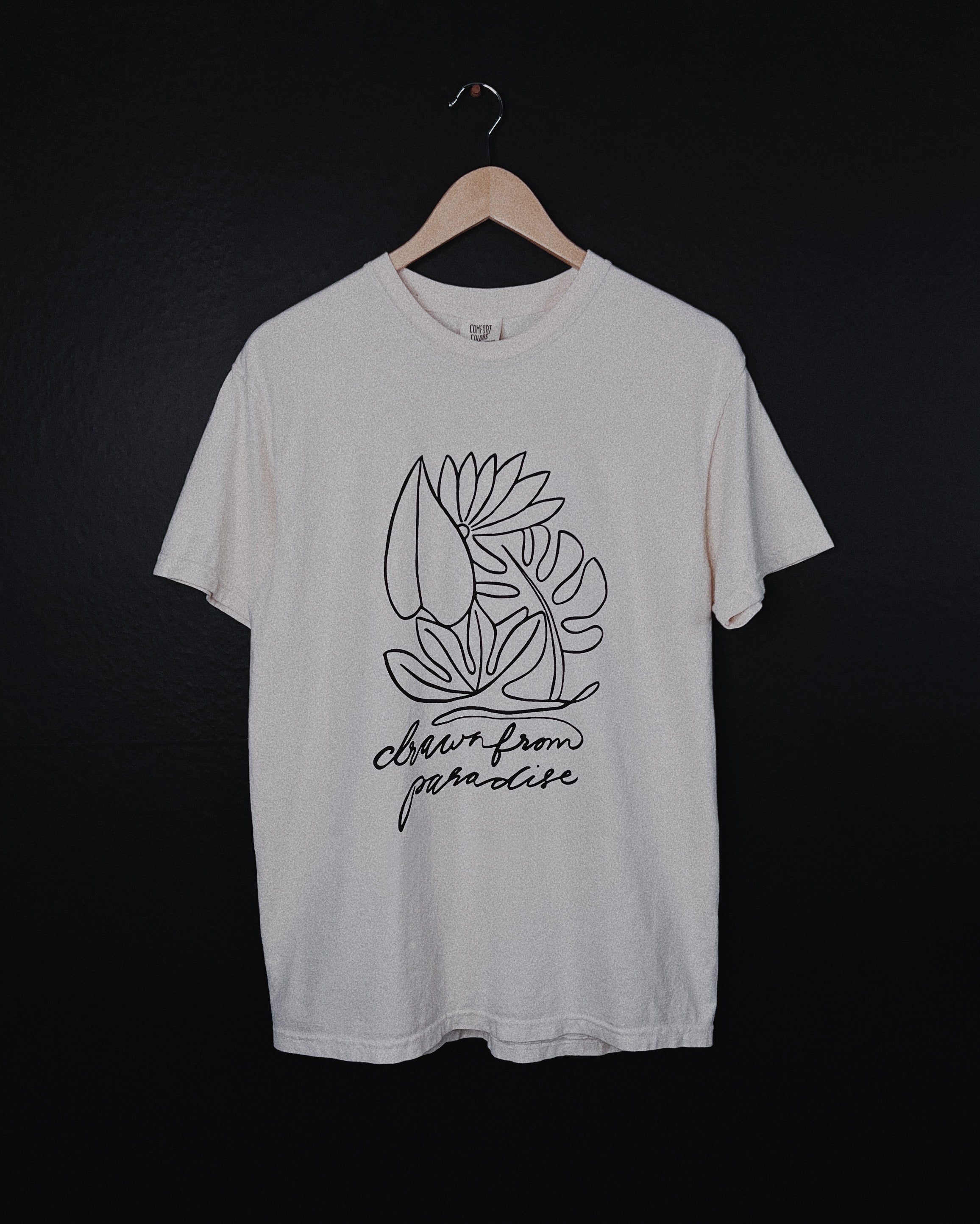 Drawn From Paradise Oatmeal Unisex T-Shirt